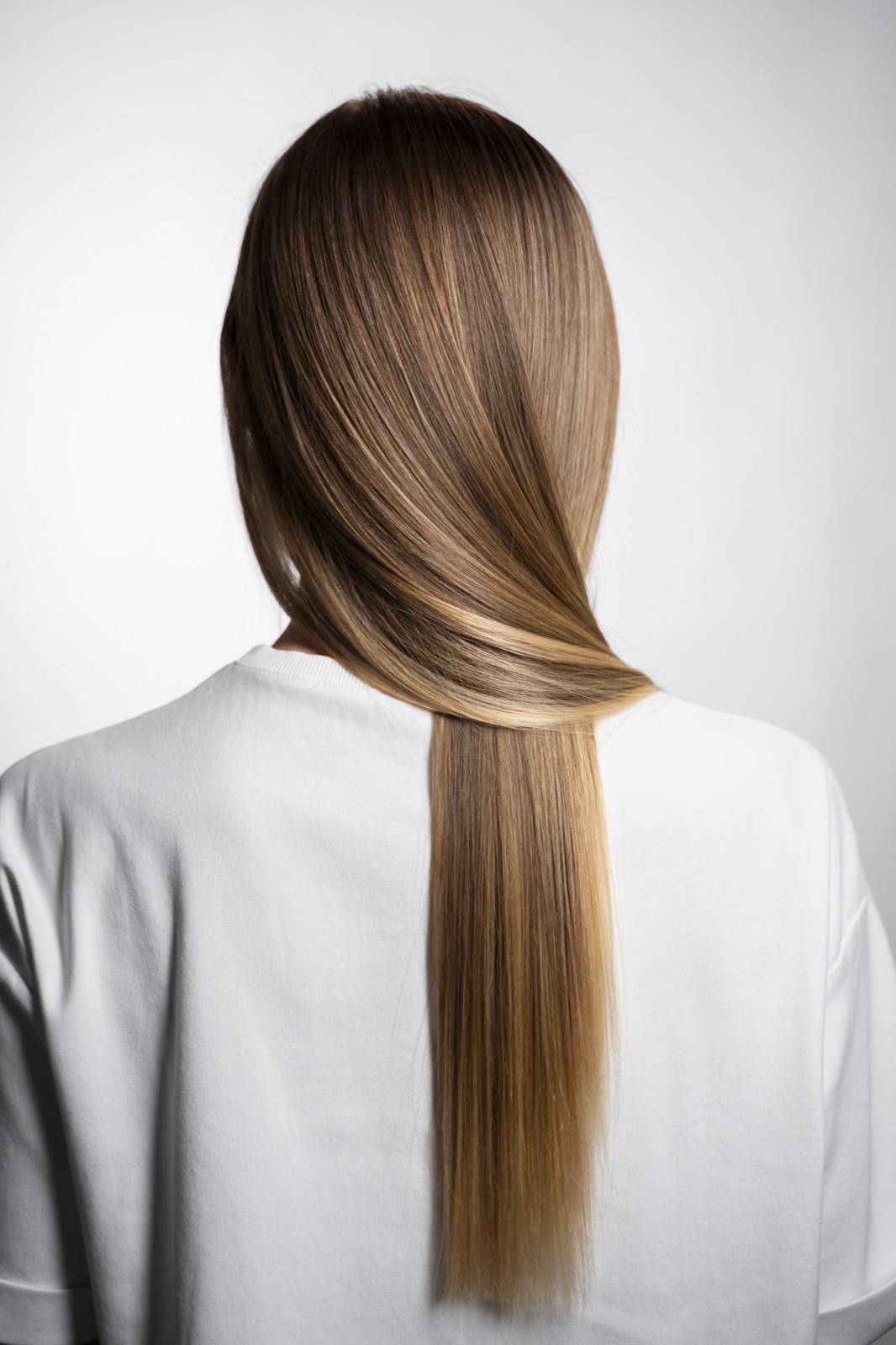 Despues del tratamiento cabello liso y brillante en Santiago